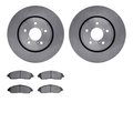 Dynamic Friction Co 6502-58160, Rotors with 5000 Advanced Brake Pads 6502-58160